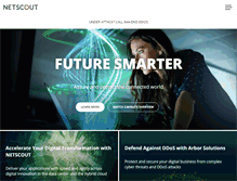 Tablet Screenshot of netscout.com